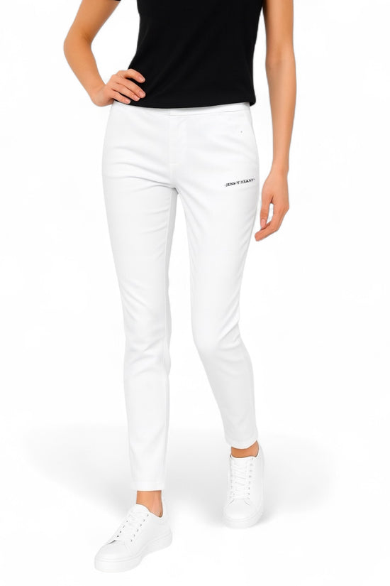 Ladies Slim Fit Pants ２Way Stretch ゴルフウェア レディース 秋 ストレッチパンツ スリム ドライ 伸縮性 UVカット 透防止 高品質素材 オールシーズン JH25-P061