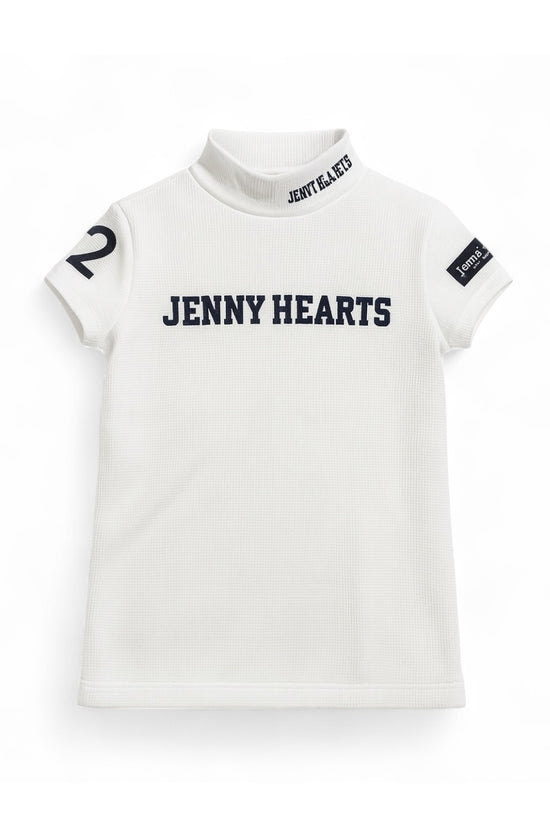 Recommended: Junior Girls' Waffle Mock Neck Golf Wear. This stylish, cotton-touch, cool, and opaque design is available in sizes 130cm, 140cm, and 150cm. Cute and recommended.