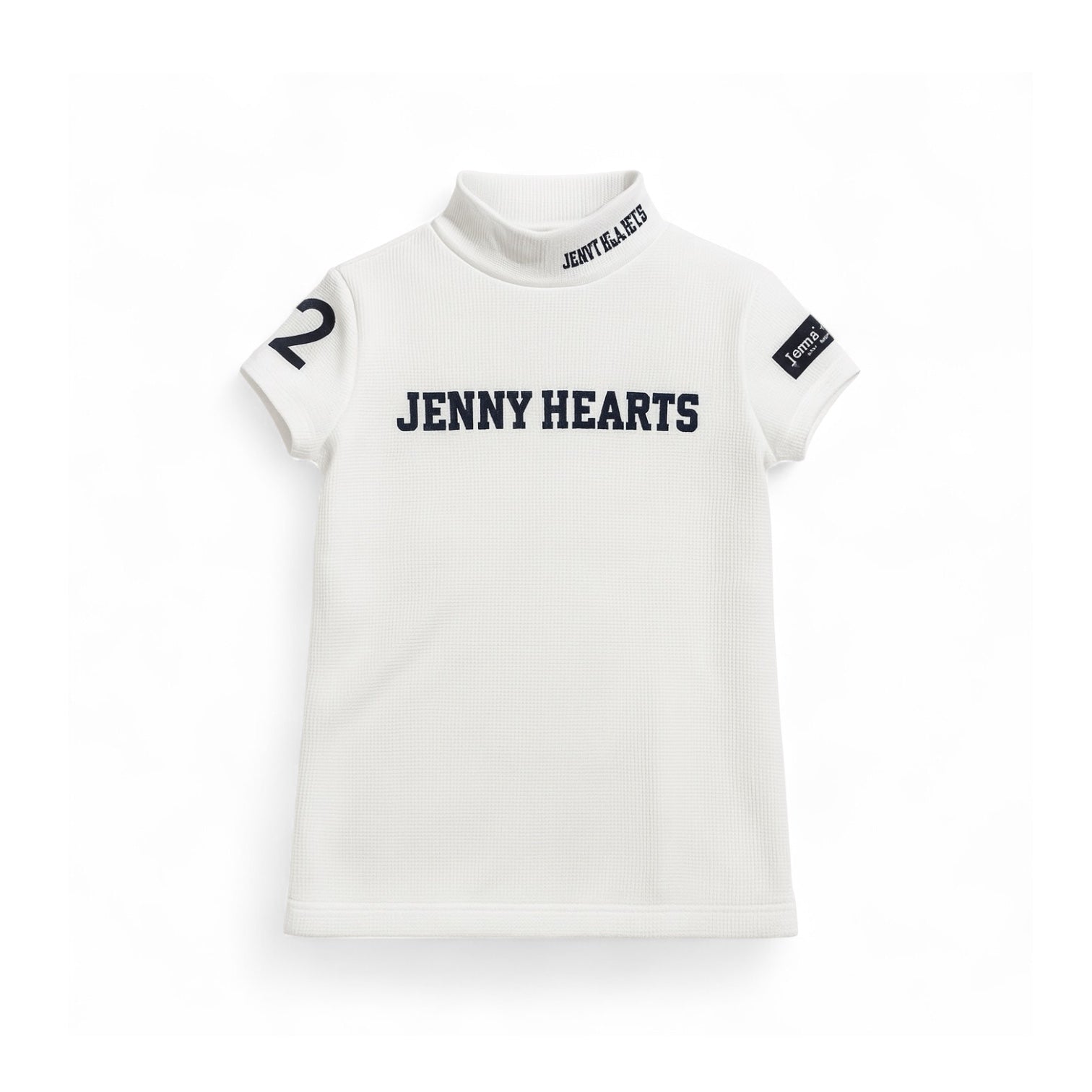 Recommended: Junior Girls' Waffle Mock Neck Golf Wear. This stylish, cotton-touch, cool, and opaque design is available in sizes 130cm, 140cm, and 150cm. Cute and recommended.
