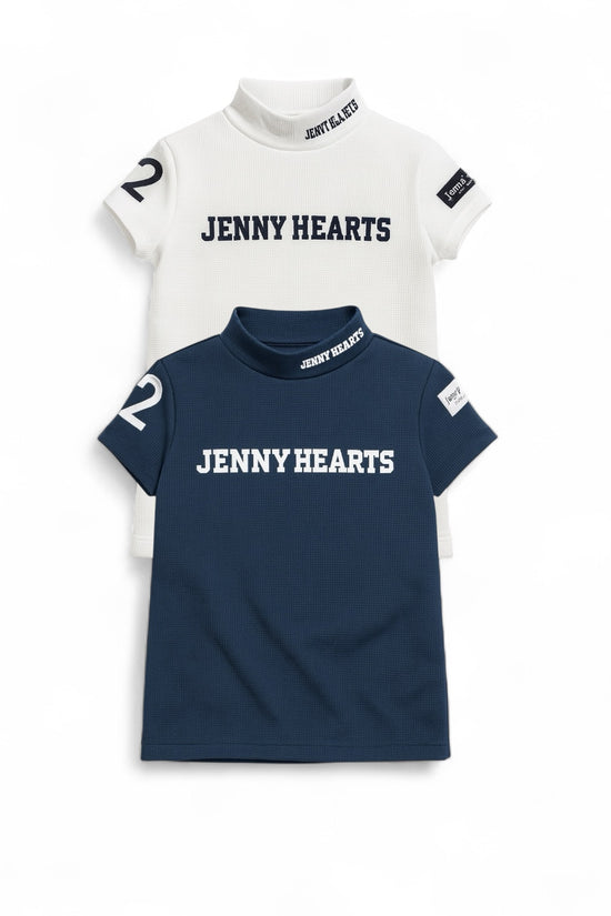 Recommended: Junior Girls' Waffle Mock Neck Golf Wear. This stylish, cotton-touch, cool, and opaque design is available in sizes 130cm, 140cm, and 150cm. Cute and recommended.
