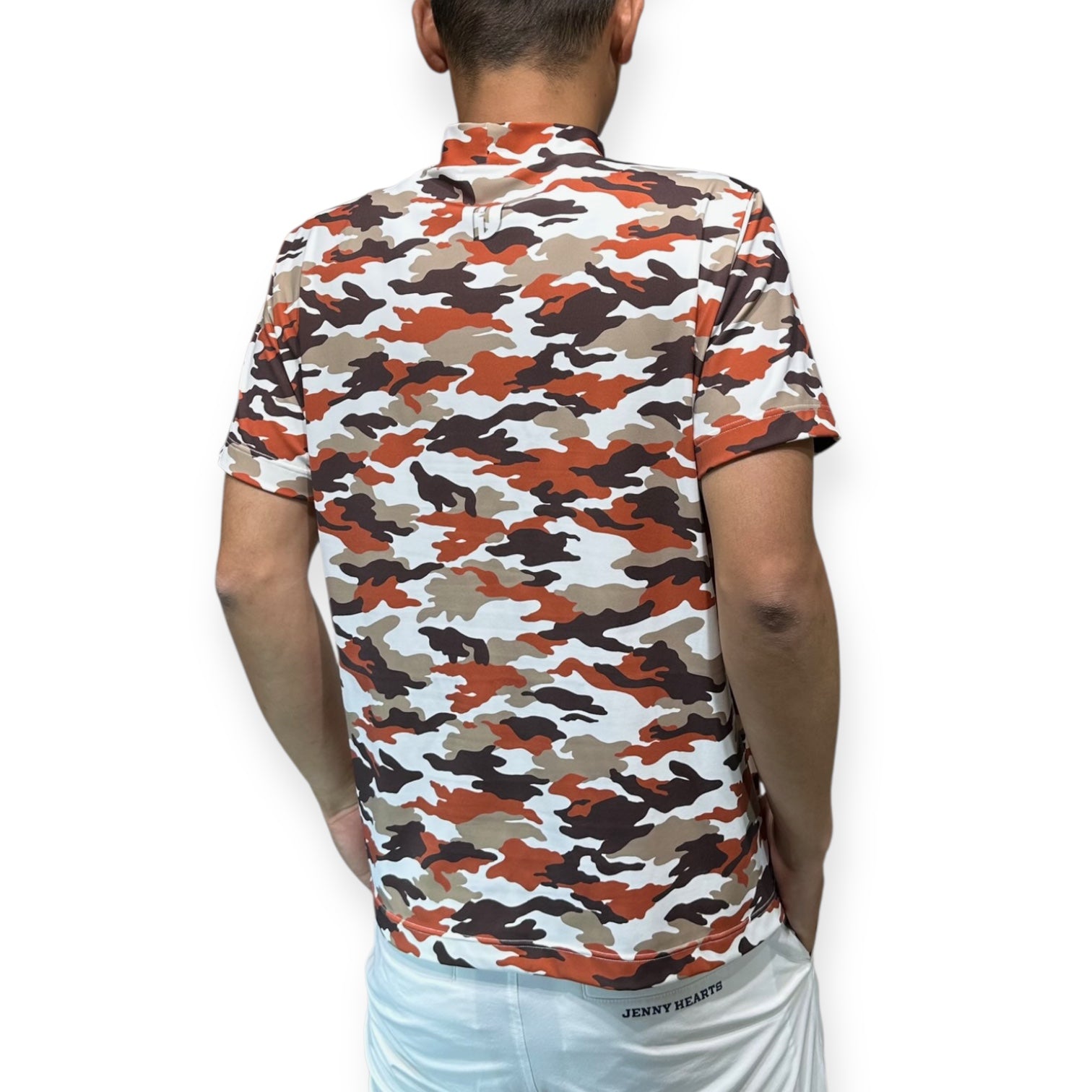Men's Smooth Mock Camouflage Camouflage Jacket, Cool to the Touch, Smooth to the Touch, Stylish Spring/Summer Golf Wear
