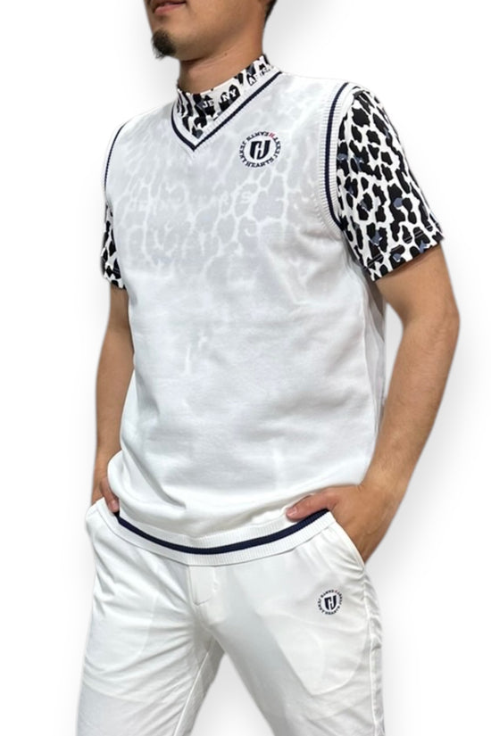 Mens Stylish Vest Men's Golf Vest Lightweight Quick Drying UV Protection Stretch Knit Spring/Summer Golf Wear Men's