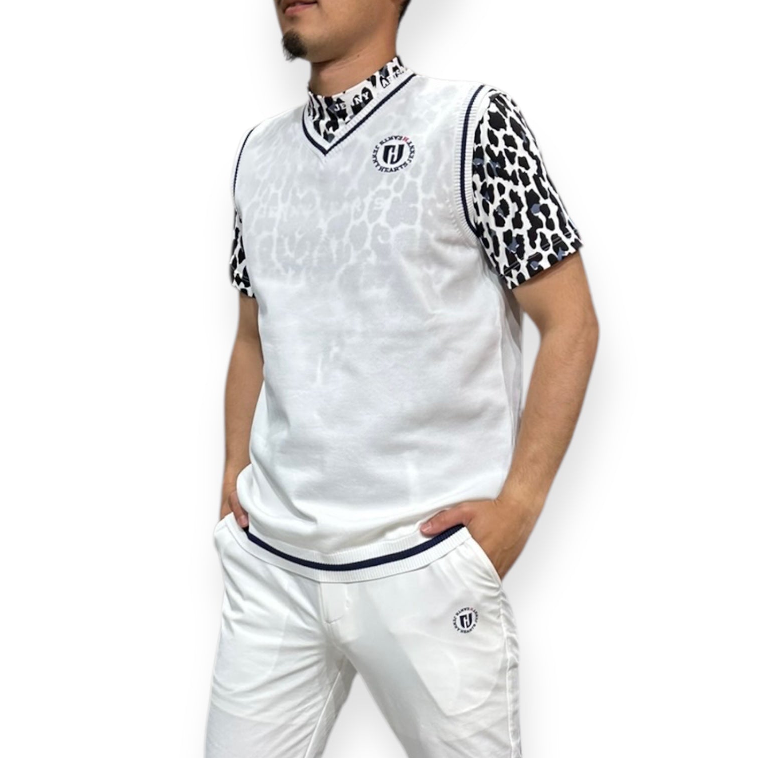 Mens Stylish Vest Men's Golf Vest Lightweight Quick Drying UV Protection Stretch Knit Spring/Summer Golf Wear Men's