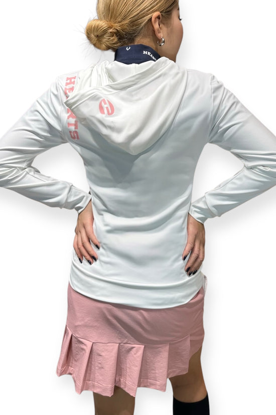 Women's Smooth Hoodie, a high-stretch, cool-to-the-touch, smooth-to-the-touch jacket with UV protection for spring, summer, and fall.