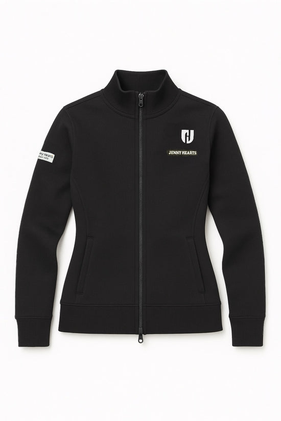 Women's All-Star Bear Tereko Blouson, Long Sleeve, Warm, Stretchy, Black, for Fall and Winter Golf