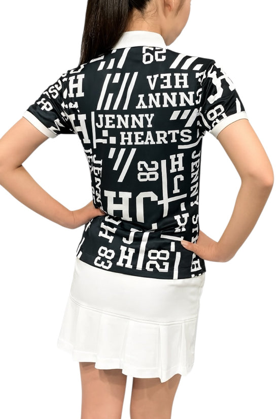 Logotipo Women's Polo Shirt, Summer Golf Wear, Short Sleeve, Stretch, Quick-Drying, Breathable, Smooth to the Touch, UV Protection, Stylish and Cute