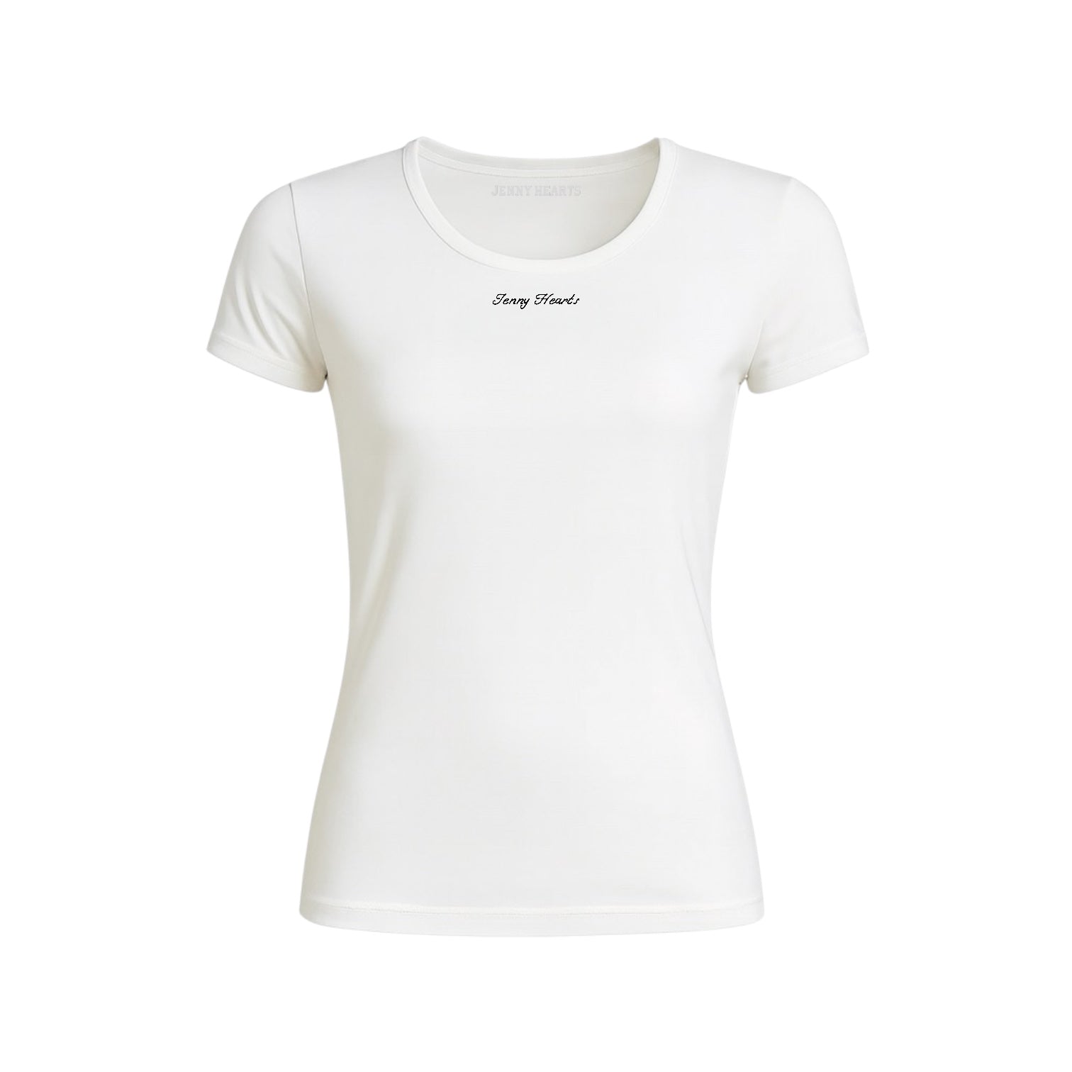 Women's Inner Shirt, Short Sleeve, Round Neck, Crew Neck, White, Black, Junior Golf Wear