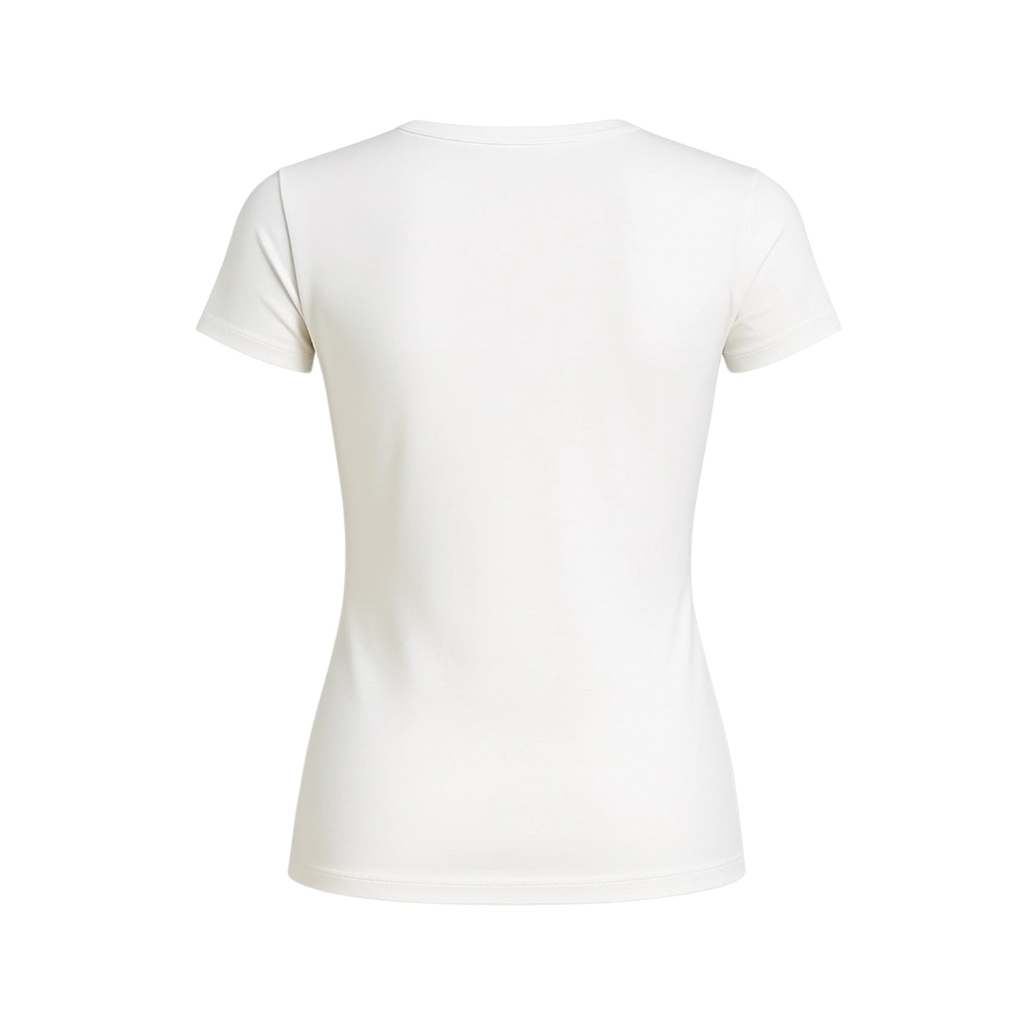 Women's Inner Shirt, Short Sleeve, Round Neck, Crew Neck, White, Black, Junior Golf Wear