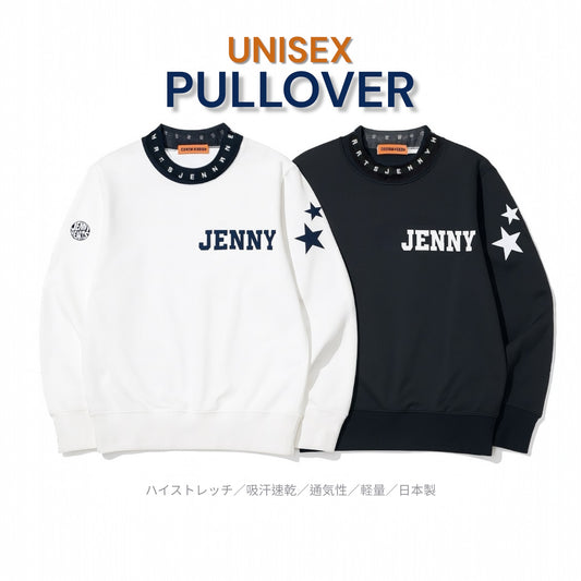 Unisex Golf Pullover 001, Mock Neck, Long Sleeve, Cool to the Touch, 2-Way Stretch, Quick-Drying, Opaque, UV Protection, Washable, Multifunctional, Made in Japan, Suitable for Men, Women, and Juniors