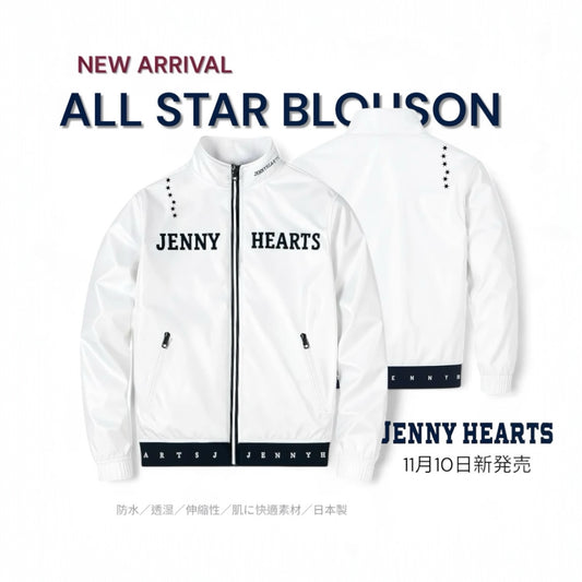 ＼新発売／All Star Blouson Unisex ゴルフウェア ブルゾン 秋冬 ユニセックス 多機能 防風 防水 撥水 保温 透湿 伸縮性 日本製