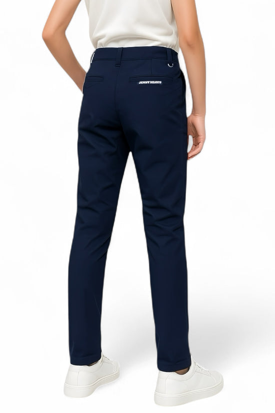 Junior Girls Elastic Pants 002 ガールズ ゴルフパンツ 伸縮性 スタイリッシュ 秋春 140cm 150cm 155cm ジュニアゴルフウェア