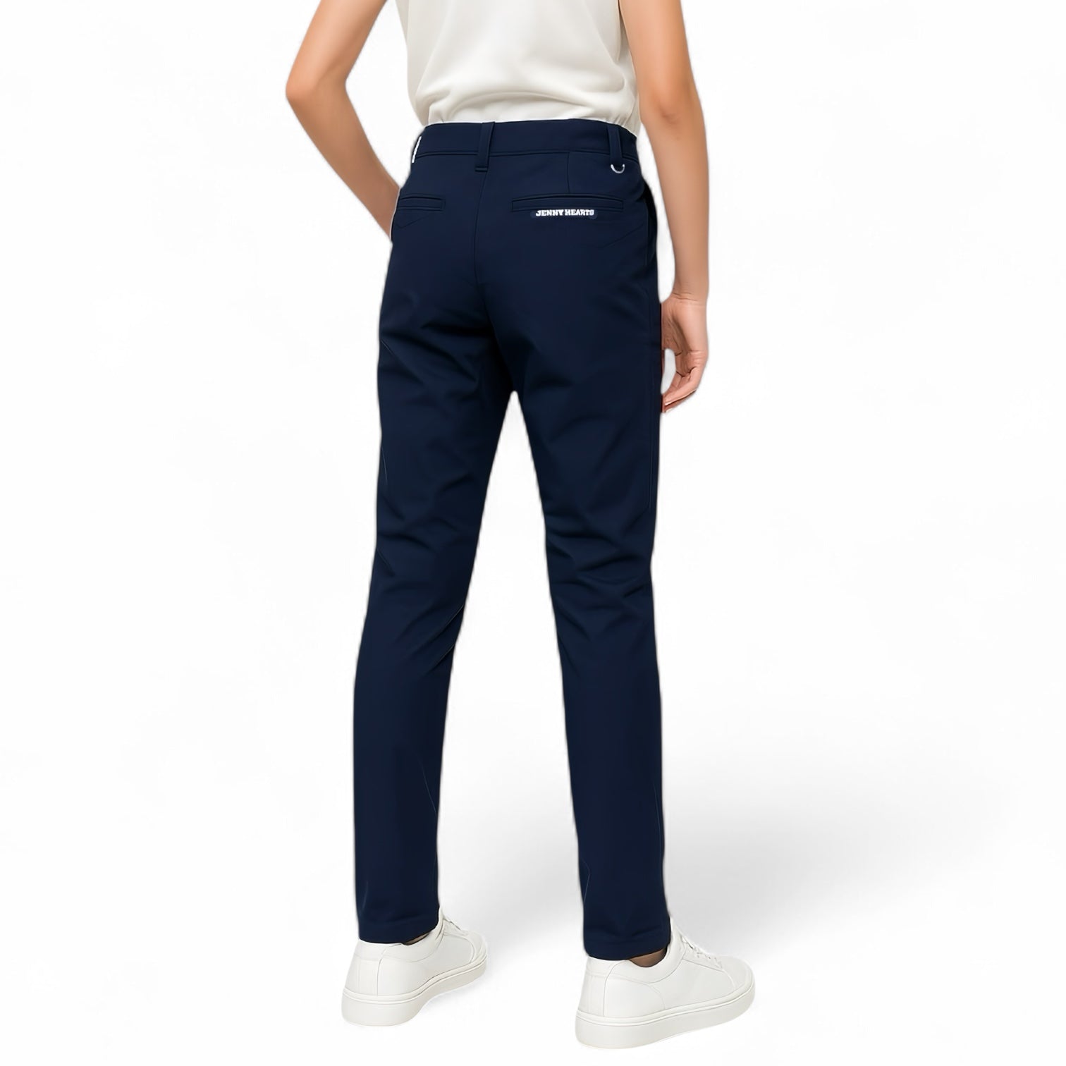 Junior Girls Elastic Pants 002 ガールズ ゴルフパンツ 伸縮性 スタイリッシュ 秋春 140cm 150cm 155cm ジュニアゴルフウェア