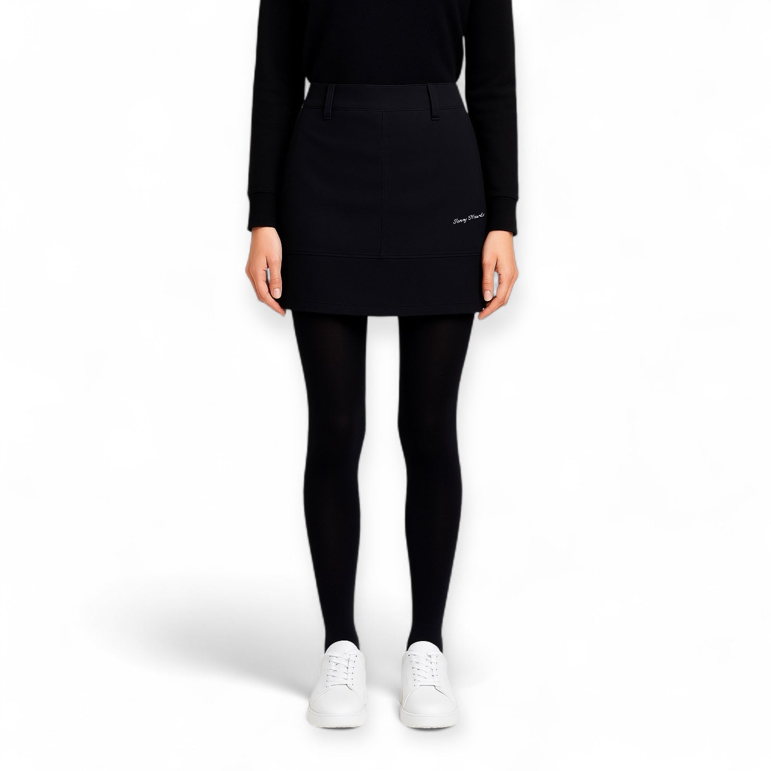 Ladies Elastic Flare Skirt Custom Ver. レディース ゴルフスカート 透け防止 伸縮性 フレアスカート レディースゴルフウェア