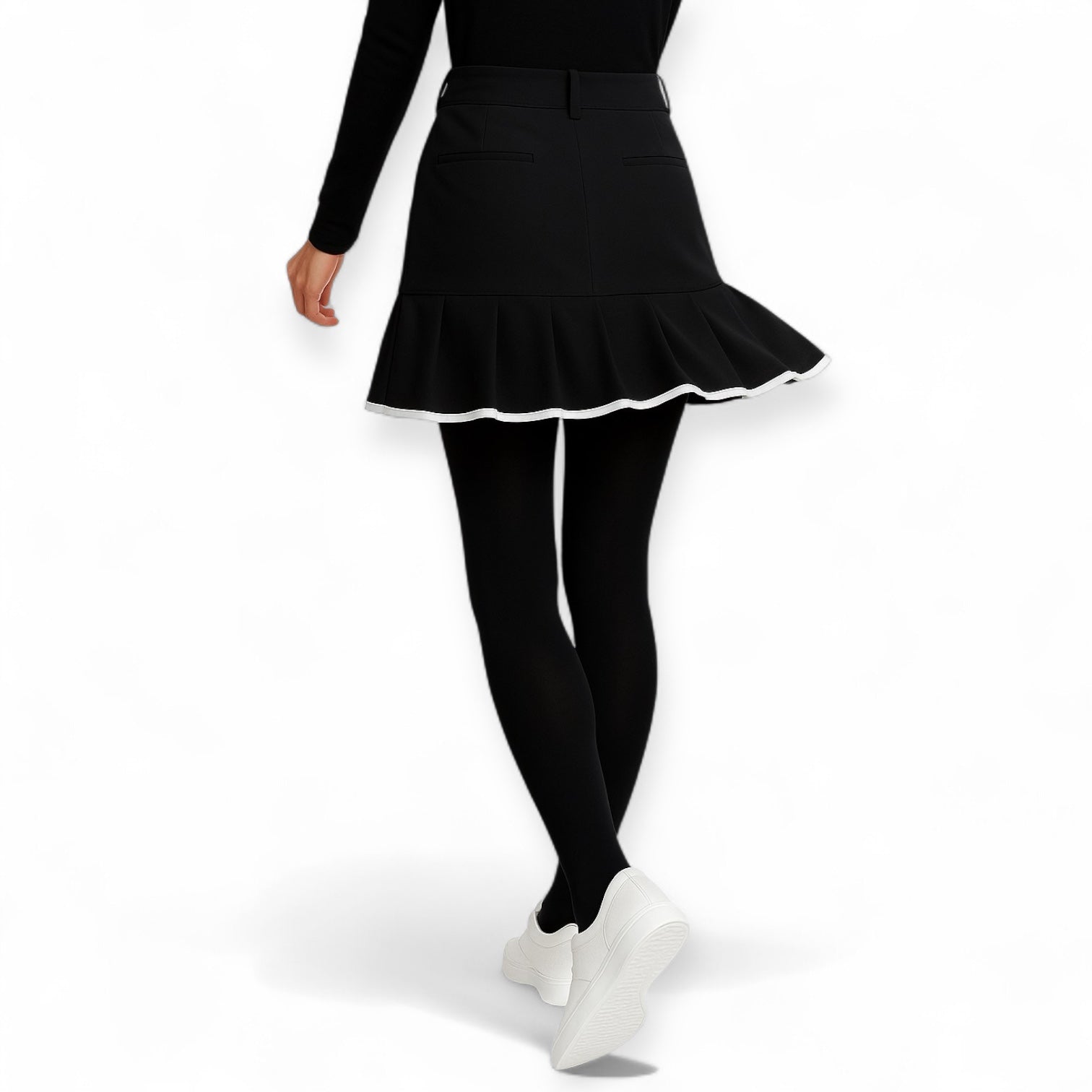 Ladies Elastic Flare Skirt Custom Ver. レディース ゴルフスカート 透け防止 伸縮性 フレアスカート レディースゴルフウェア