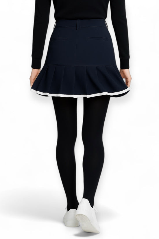 Ladies Elastic Flare Skirt Custom Ver. レディース ゴルフスカート 透け防止 伸縮性 フレアスカート レディースゴルフウェア