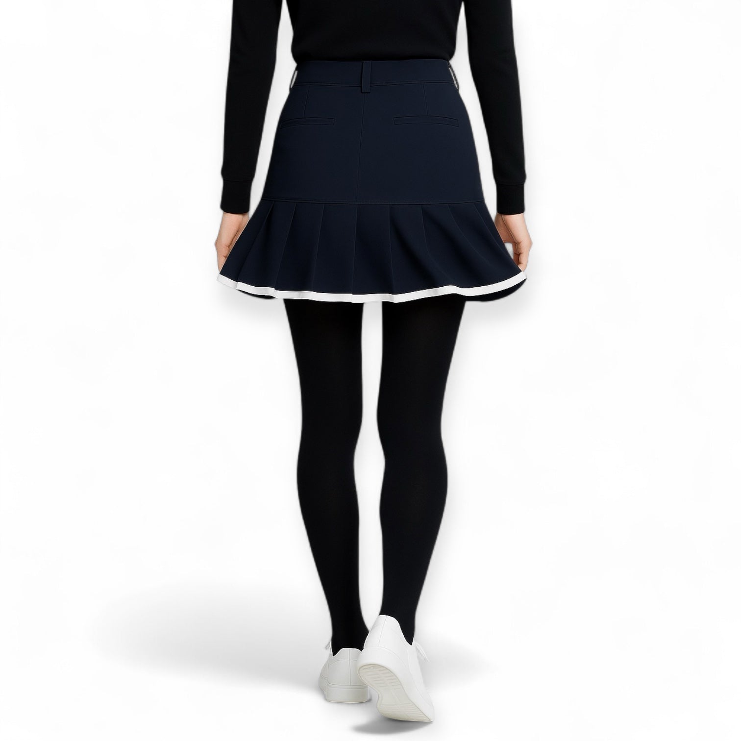 Ladies Elastic Flare Skirt Custom Ver. レディース ゴルフスカート 透け防止 伸縮性 フレアスカート レディースゴルフウェア