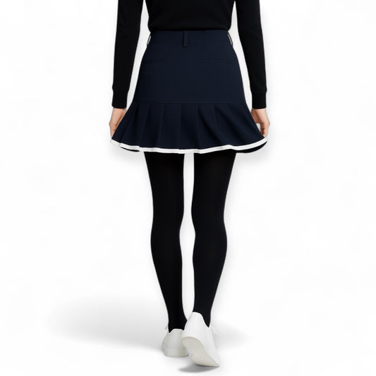 Ladies Elastic Flare Skirt Custom Ver. レディース ゴルフスカート 透け防止 伸縮性 フレアスカート レディースゴルフウェア