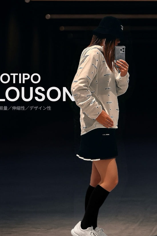 Ladies Logotipo Blouson ゴルフウェア レディースブルゾン ジャンパー フード付き 防寒 防水 軽量 裏メッシュ 撥水 UVカット 春夏秋 オールシーズン