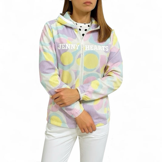 Ladies Golf Blouson Luminous Custom Ver.ウェア レディース ブルゾン ダブルジップ ジャケット パーカー フード おしゃれ 秋