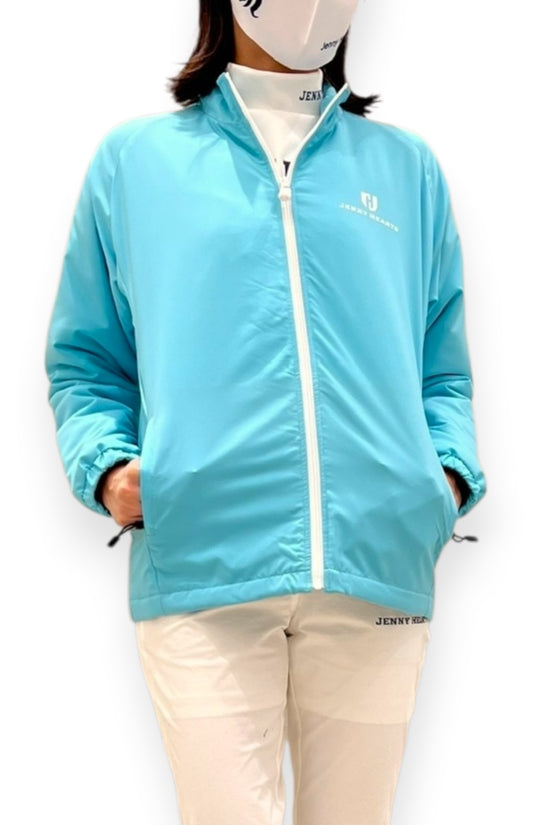 ユニセックス 中綿ブルゾン 長袖 暖かい アジャスター調整 保温 防風 防寒 アウター 大人 ジュニア