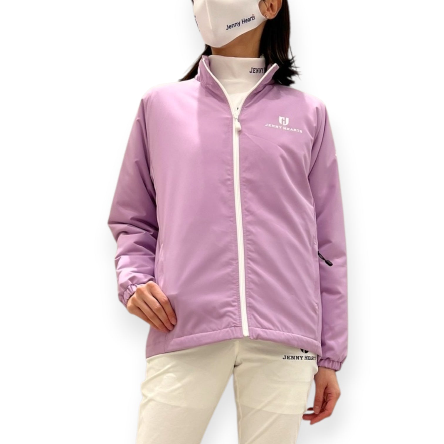 ユニセックス 中綿ブルゾン 長袖 暖かい アジャスター調整 保温 防風 防寒 アウター 大人 ジュニア