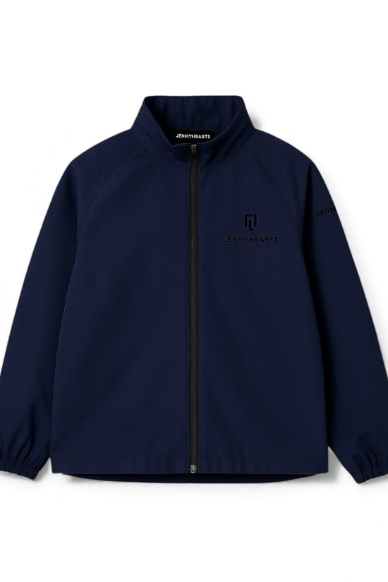 ユニセックス 中綿ブルゾン 長袖 暖かい アジャスター調整 保温 防風 防寒 アウター 大人 ジュニア