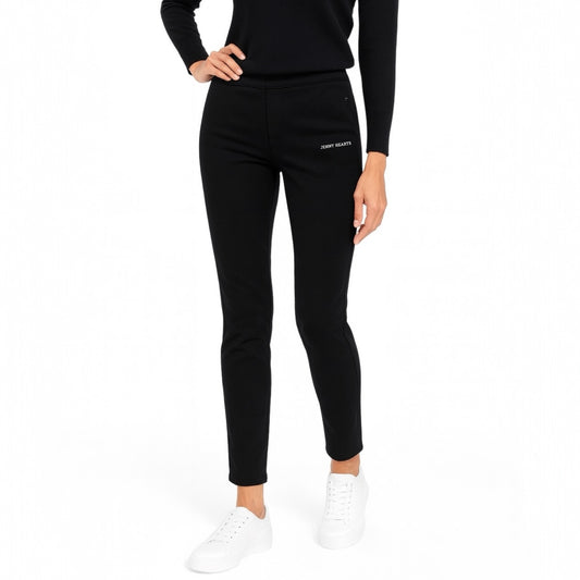 ＼11月22日予約開始／Heat Flex Pants ゴルフパンツ レディース 黒 冬 裏起毛 保温 防寒 伸縮性 上品 エレガント テーパードパンツ ウィンターパンツ JH25-P070