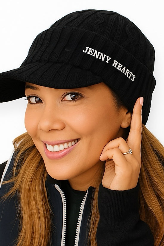 Unisex Knit Cap ツバ付きニットキャップ 男女兼用 ゴルフウェア 二重構造 暖かい 帽子 おしゃれ 2025年秋冬 日本製