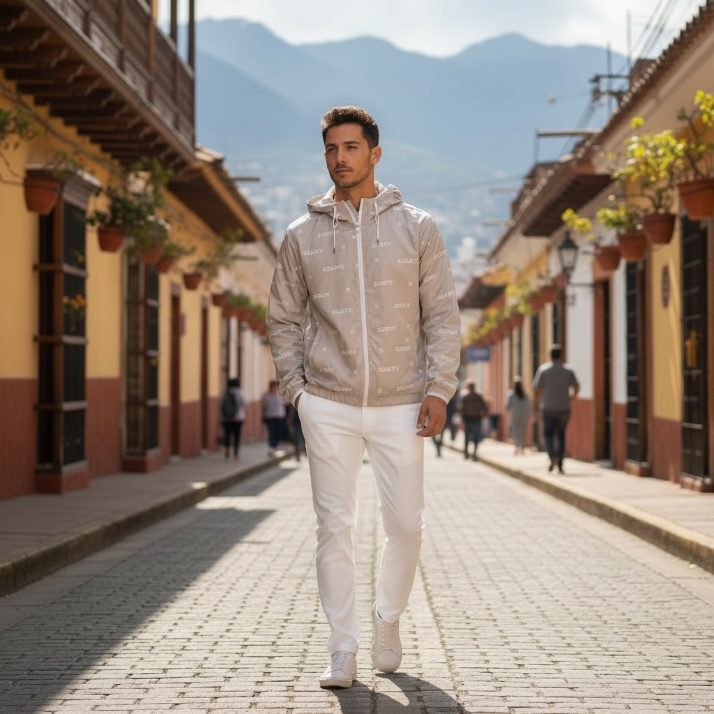 Mens Logotipo Blouson