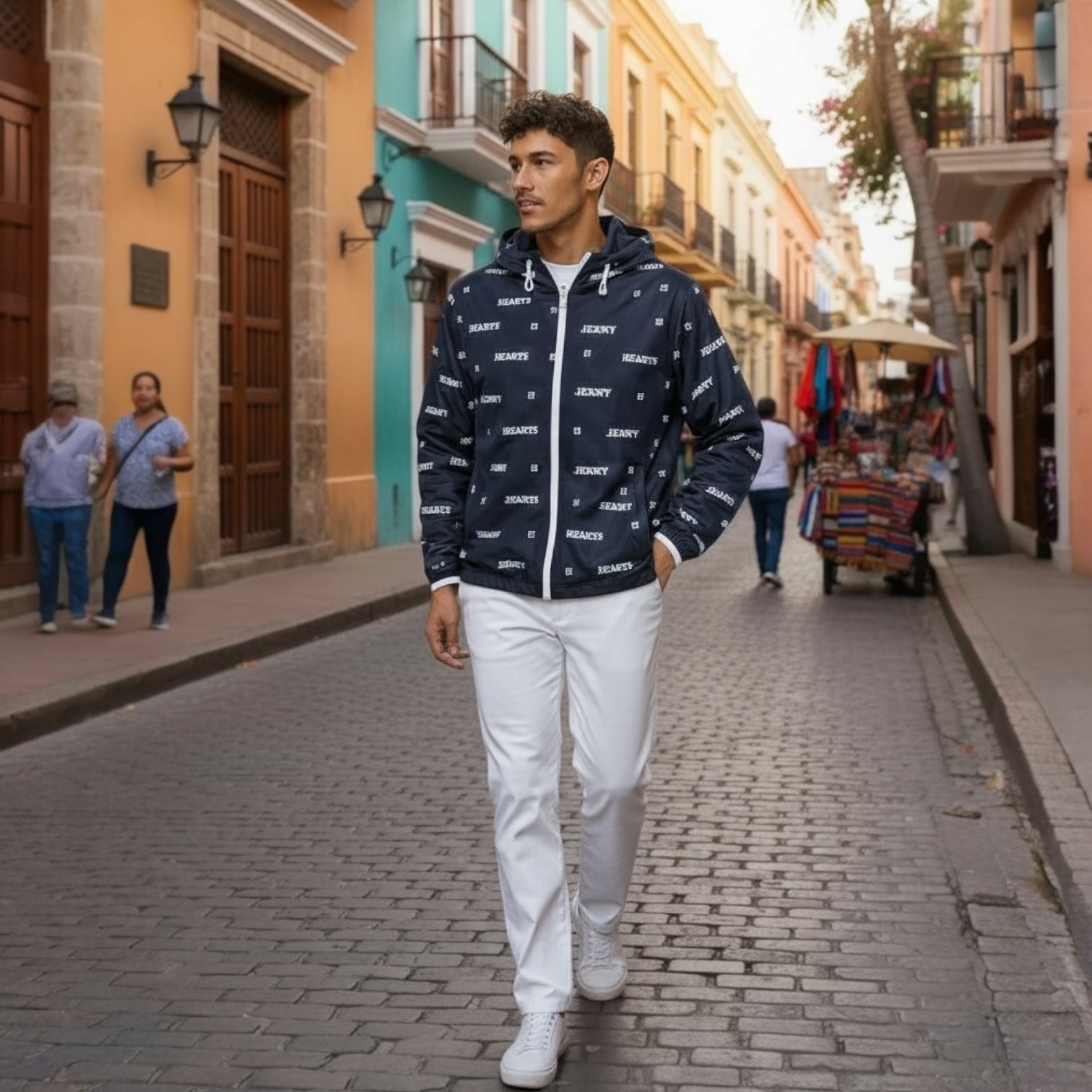 Mens Logotipo Blouson – Jenny Hearts 公式