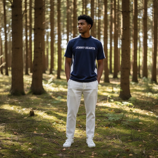 Mens Mock Neck Spandex 究極のなめらかさゴルフウェア メンズ 夏 モックネック 半袖 軽量 ネイビー ツートンカラー UVカット 速乾 伸縮性抜群 おしゃれ