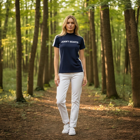 Ladies Mock Neck Spandex