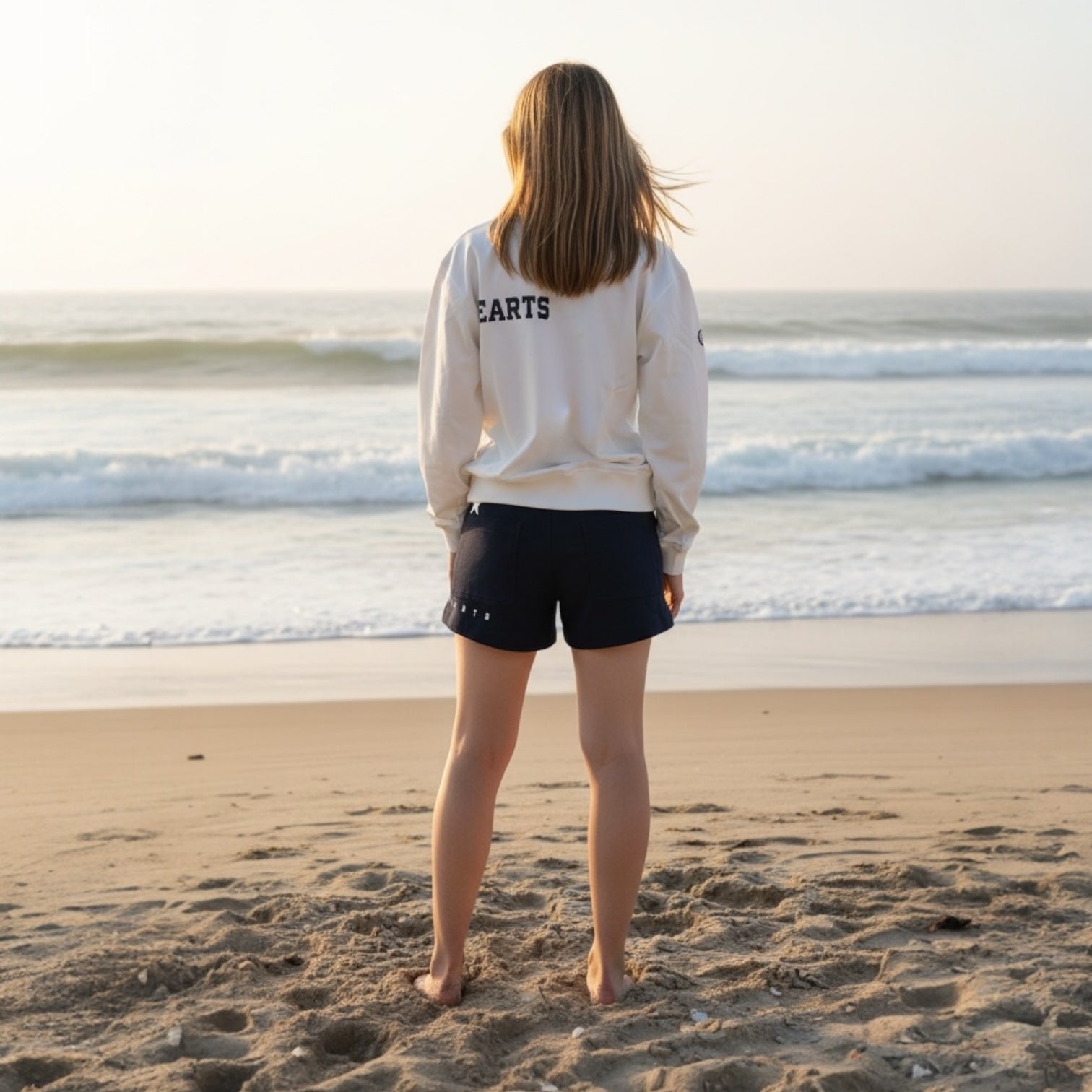 Ladies Short Pants Popcorn Knit Super High Stretch