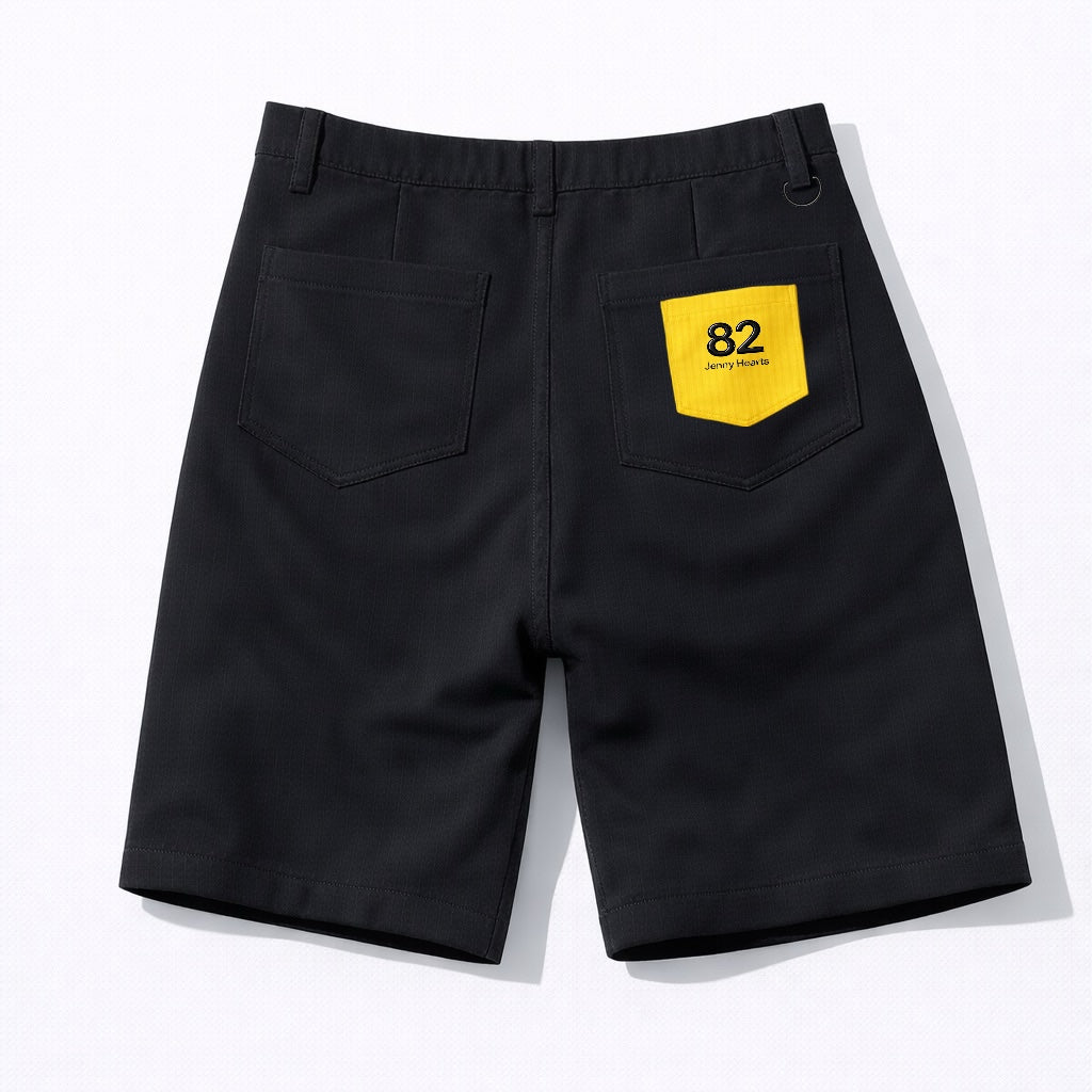 Mens Silky Stripe Stretch Half Pants J82