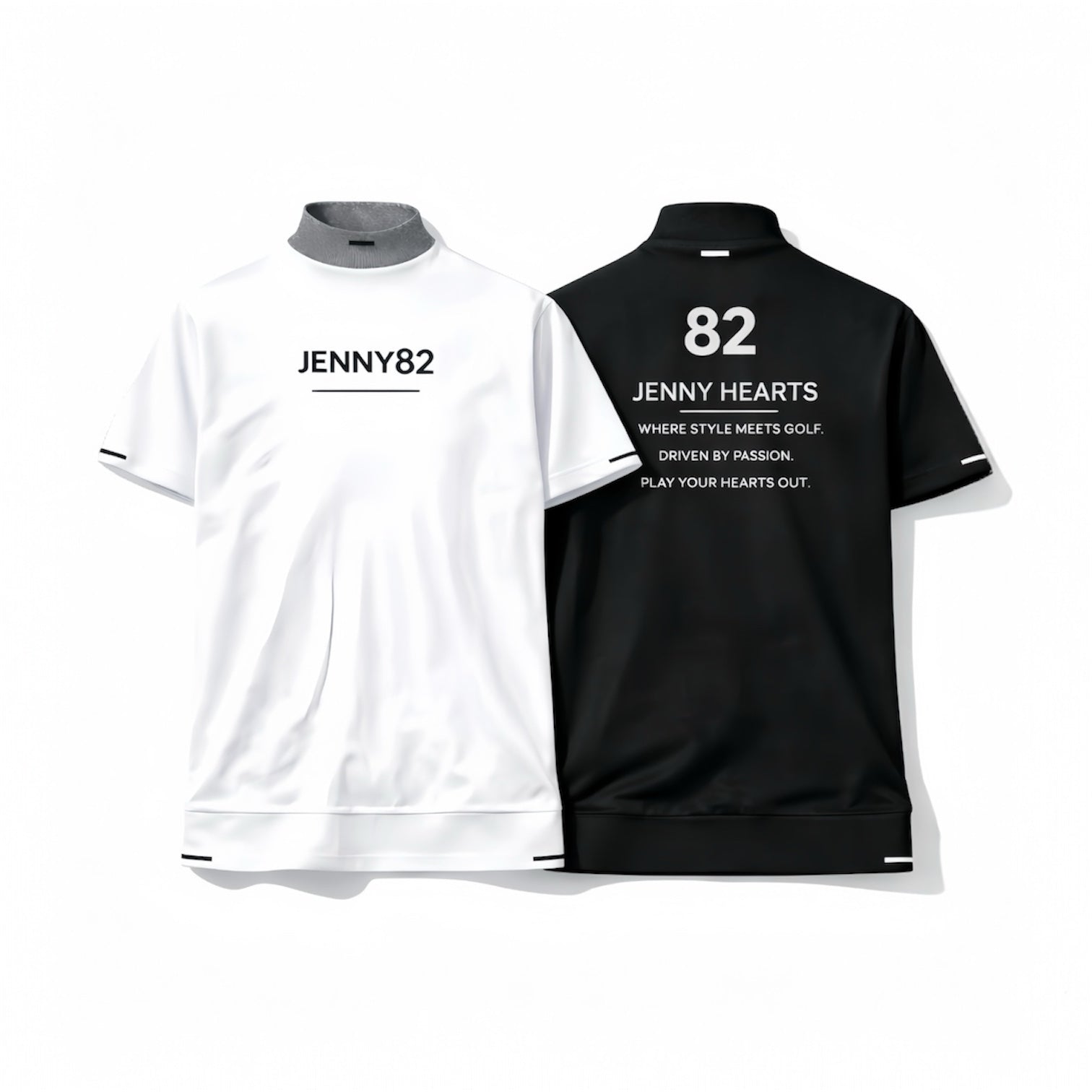 Mens Urban Golf Mock Neck J82