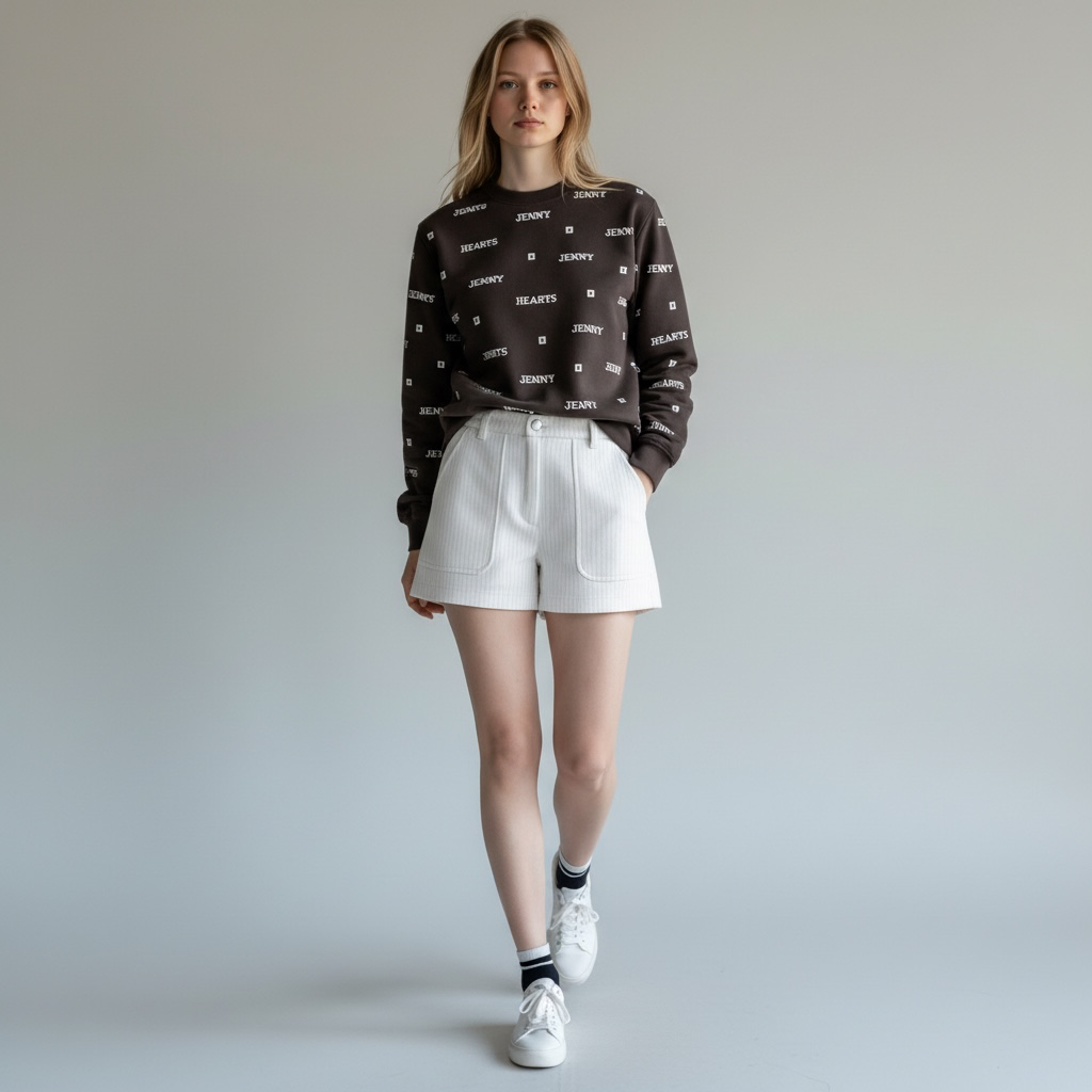 Monogram Fleece Golf Pullover-Unisex