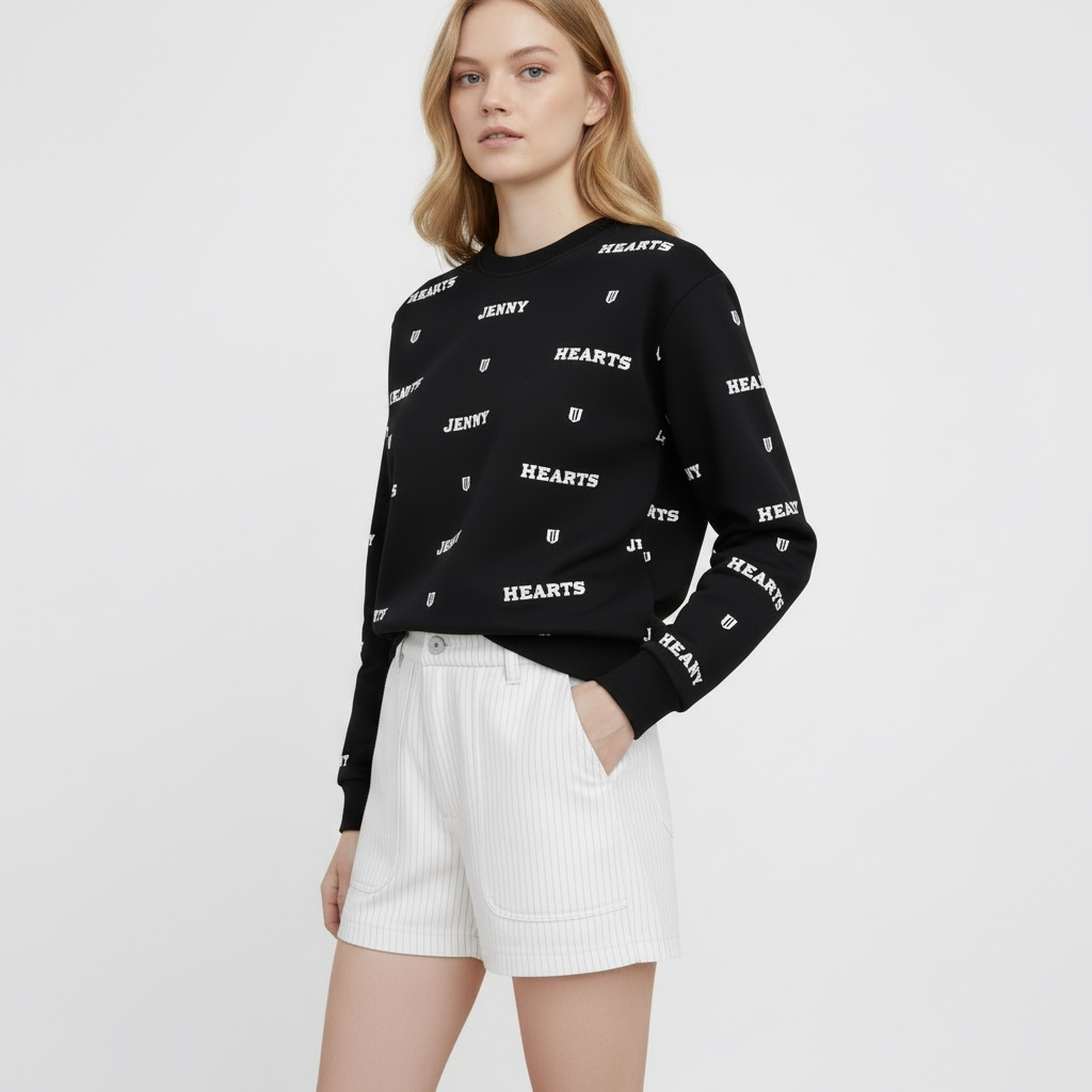 Monogram Fleece Golf Pullover-Unisex