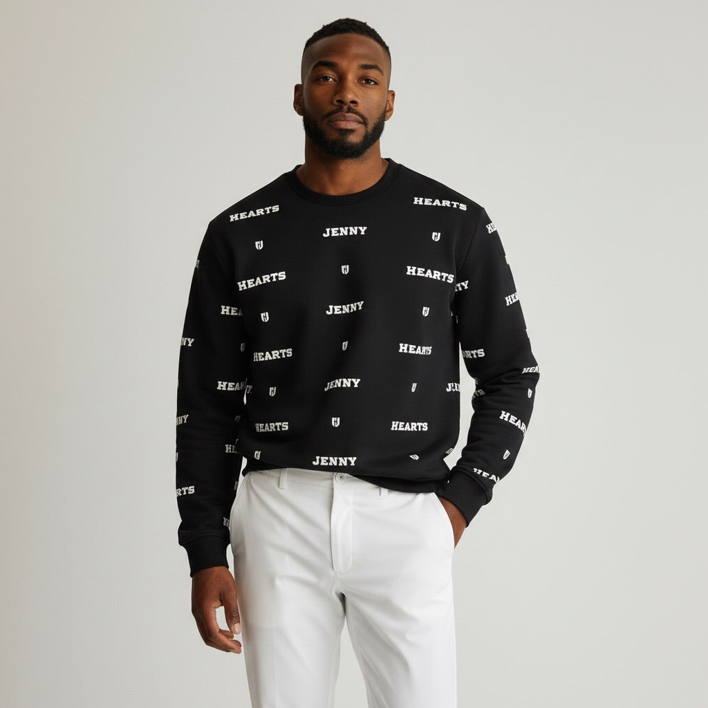 Monogram Fleece Golf Pullover-Unisex