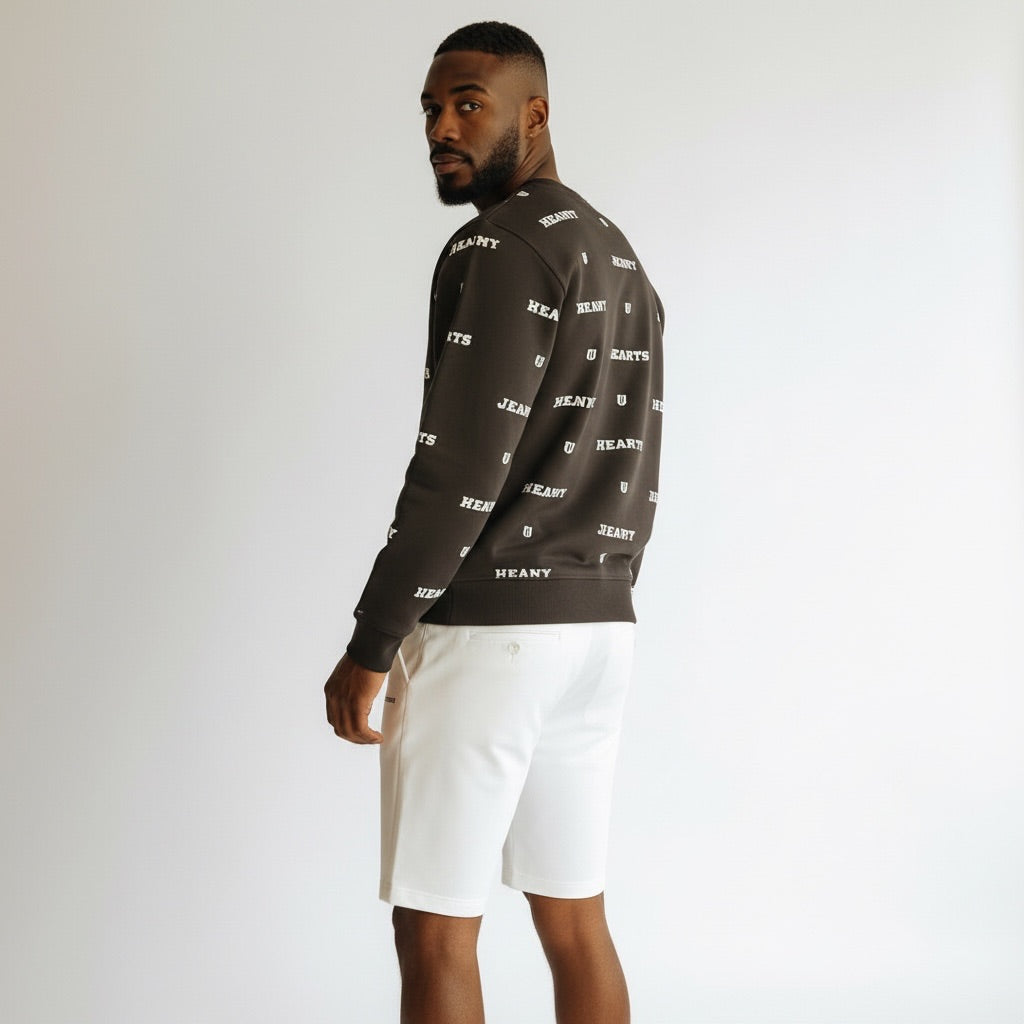 Monogram Fleece Golf Pullover-Unisex