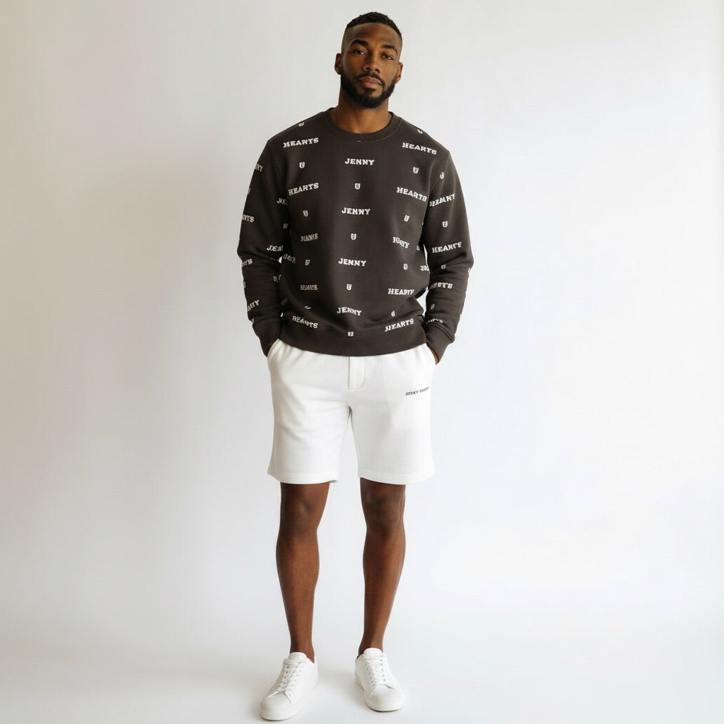 Monogram Fleece Golf Pullover-Unisex