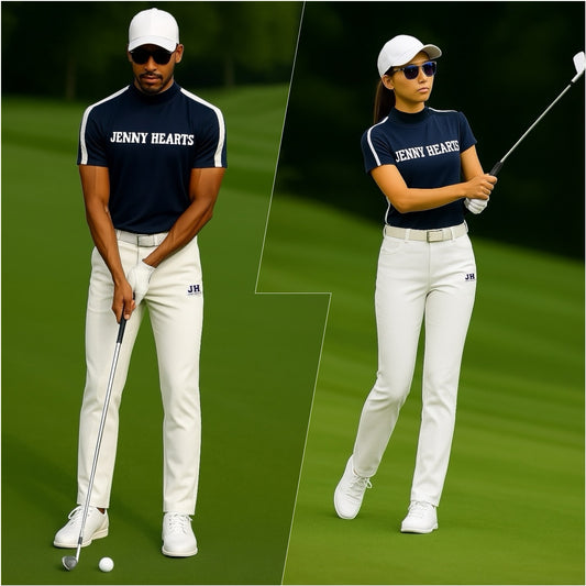 ＼予約販売／Golf Pants Slim Fit Straight Unisex 001 ゴルフウェア 男女兼用 春夏秋 パンツ スリムフィット ストレート 伸縮性高い 速乾 接触冷感 UVカット 防透け 高機能 日本製 SDGS