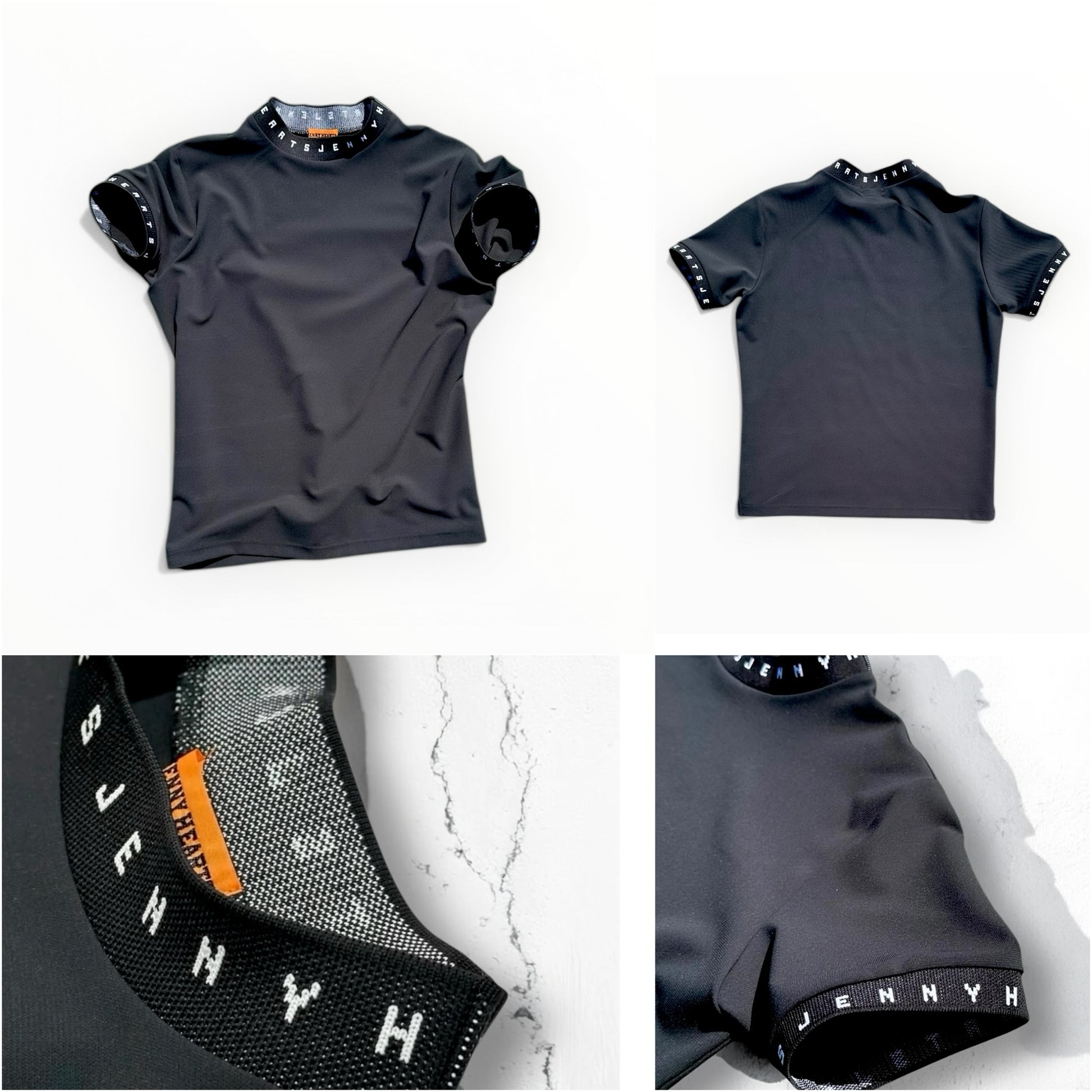 Mens Grosgrain Mock Neck メンズゴルフウェア 夏 半袖 モックネック グログラン ストレッチ 肌触りなめらか 速乾 UVカット 透け防止 シンプル おしゃれ 高品質 高機能 おすすめ プレゼント 日本製