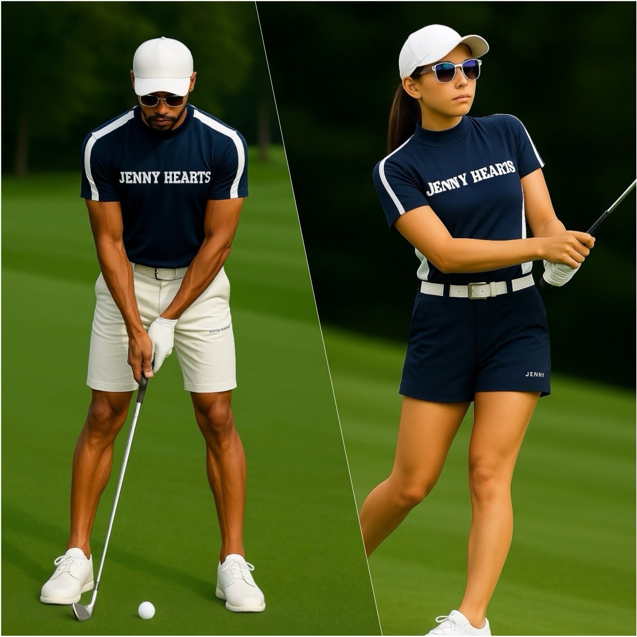 Mens Mock Neck Spandex 究極のなめらかさゴルフウェア メンズ 夏