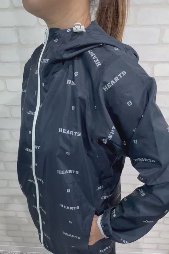 Ladies Logotipo Blouson ゴルフウェア レディースブルゾン ジャンパー フード付き 防寒 防水 軽量 裏メッシュ 撥水 UVカット 春夏秋 オールシーズン