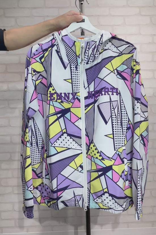 Unisex Golf Blouson Pleasurable Custom Ver.ゴルフウェア メンズ レディース ブルゾン ダブルジップ ジャケット パーカー フード デザイン性秋春