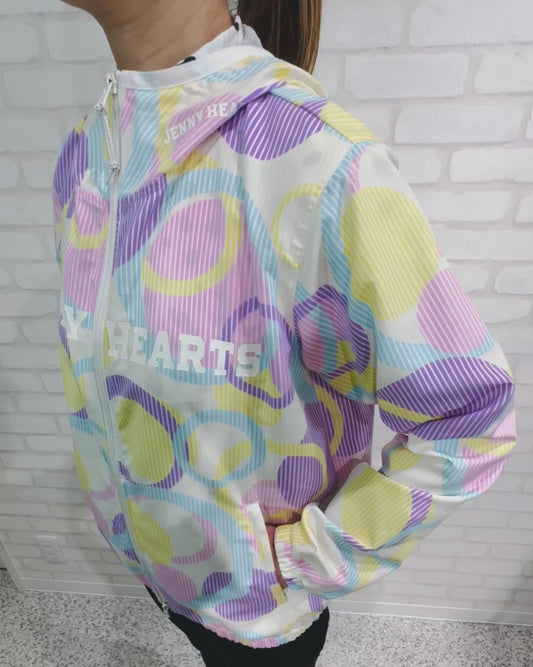 Ladies Golf Blouson Luminous Custom Ver.ウェア レディース ブルゾン ダブルジップ ジャケット パーカー フード おしゃれ 秋