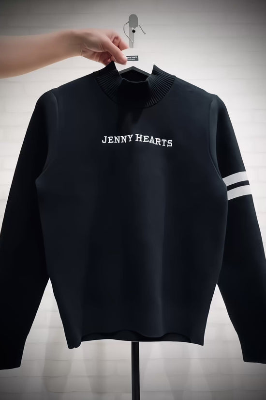 ＼11月22日予約開始／High-Gauge Mock Sweater ゴルフウェア メンズ セーター ブラック 秋冬 保温 防寒 ハイゲージ 仕様 上品 エレガント JH25-SW010