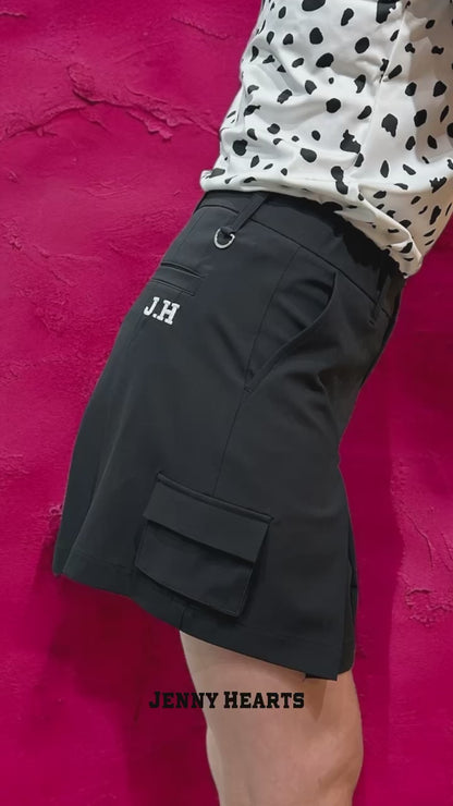 ＼６月21日発送／Ladies Short Culotte 2Way Stretchレディース ゴルフウェア ショート キュロット パンツ スカート 伸縮性 UVカット 透け防止 春夏 数量限定