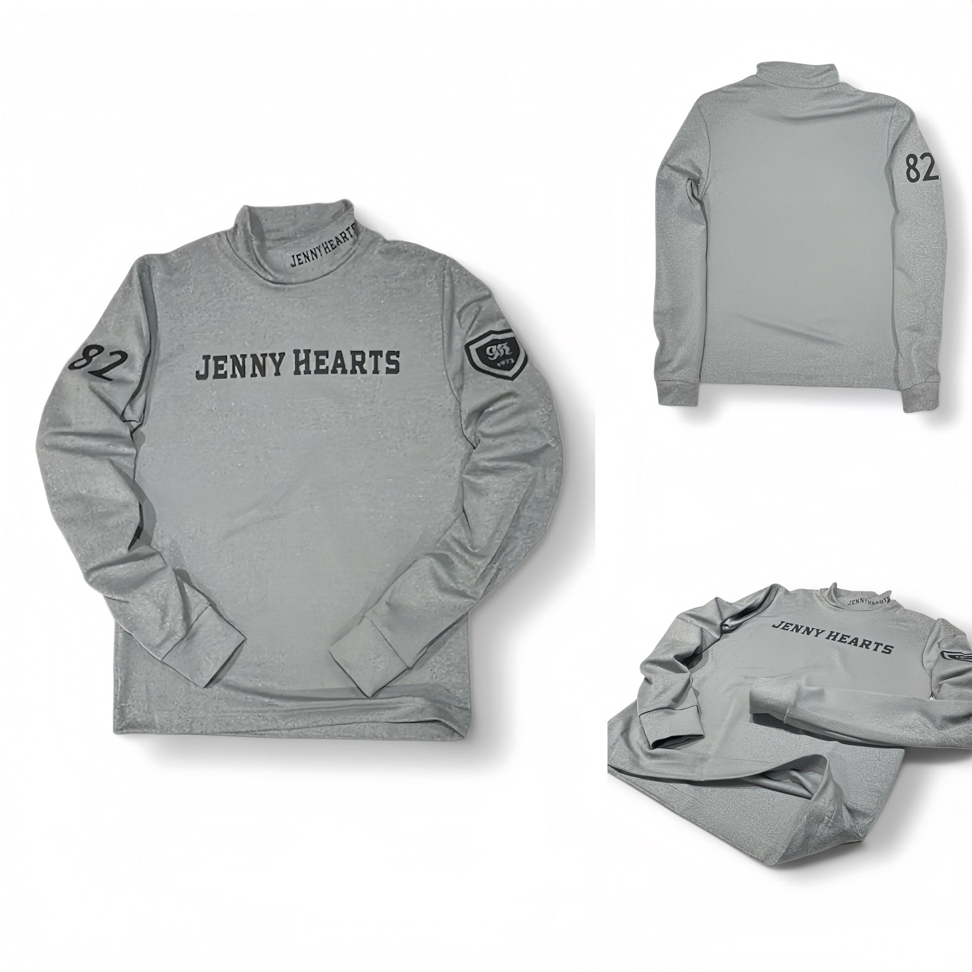 Junior Unisex Mockジュニア 長袖モックネック 春夏 接触冷感 速乾 UVカット 伸縮性良 ユニセックス 男の子 女の子 ジュニアゴルフウェア  130cm 140cm 150cm 日本製