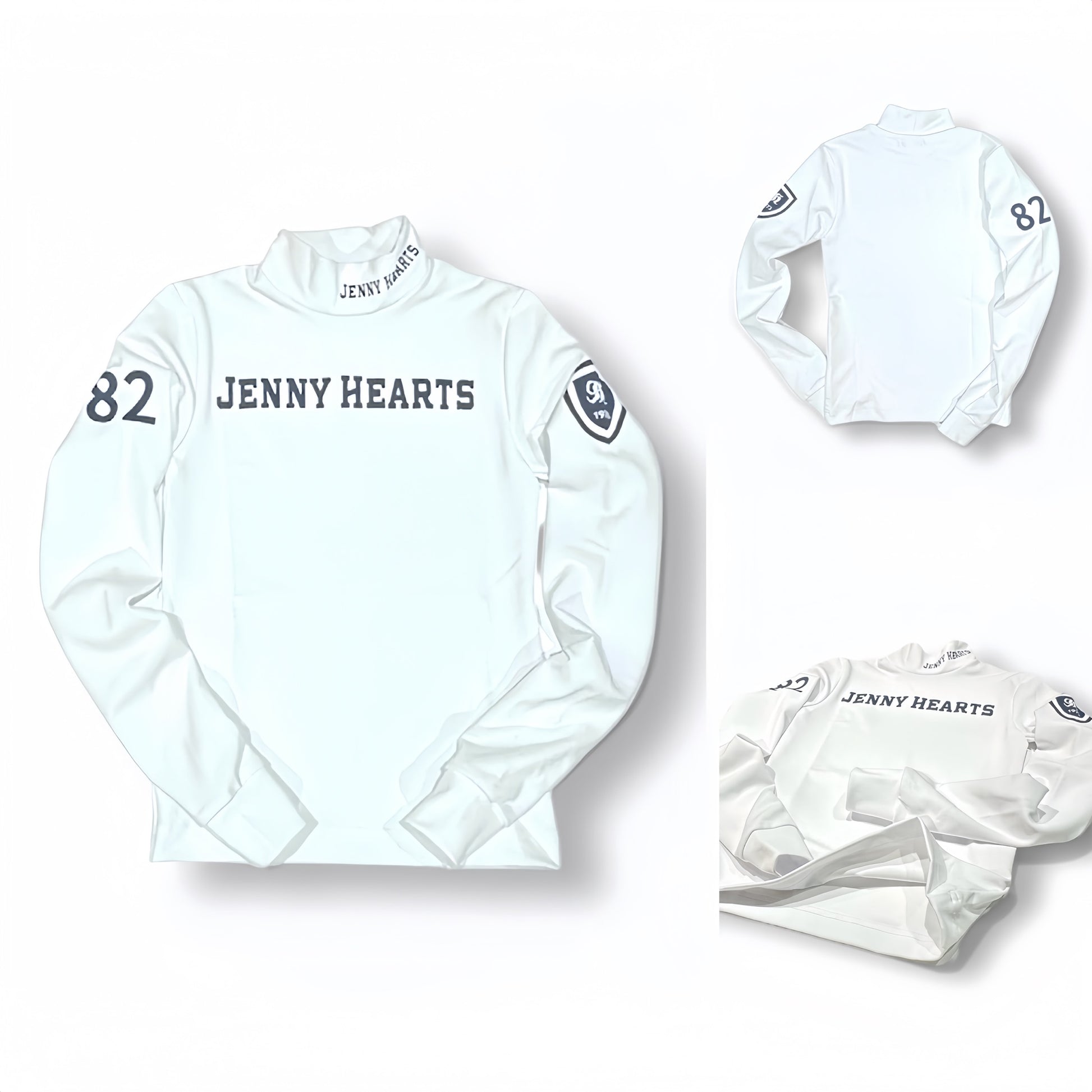 Junior Unisex Mockジュニア 長袖モックネック 春夏 接触冷感 速乾 UVカット 伸縮性良 ユニセックス 男の子 女の子 ジュニアゴルフウェア  130cm 140cm 150cm 日本製